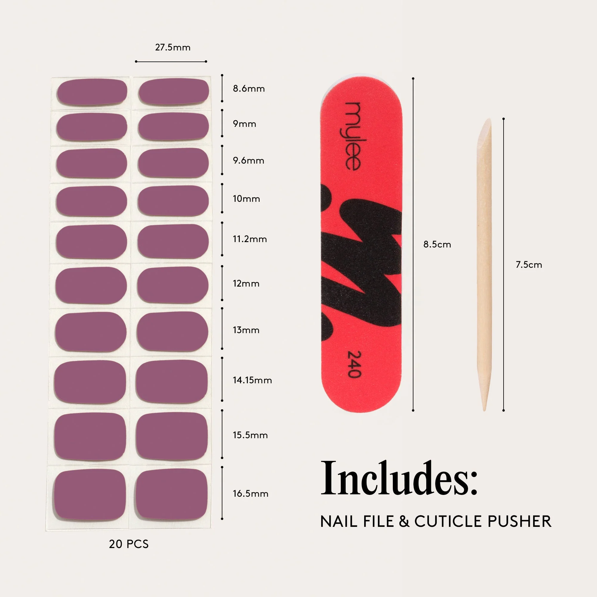 Mylee Calm & Collected Gel Wraps Kit - Image 5
