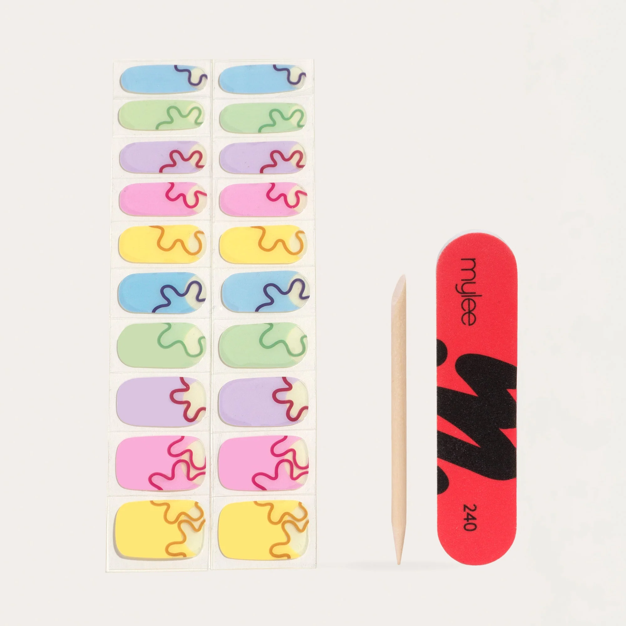 Mylee Gel Nail Wraps - Bloom Boom - Image 4
