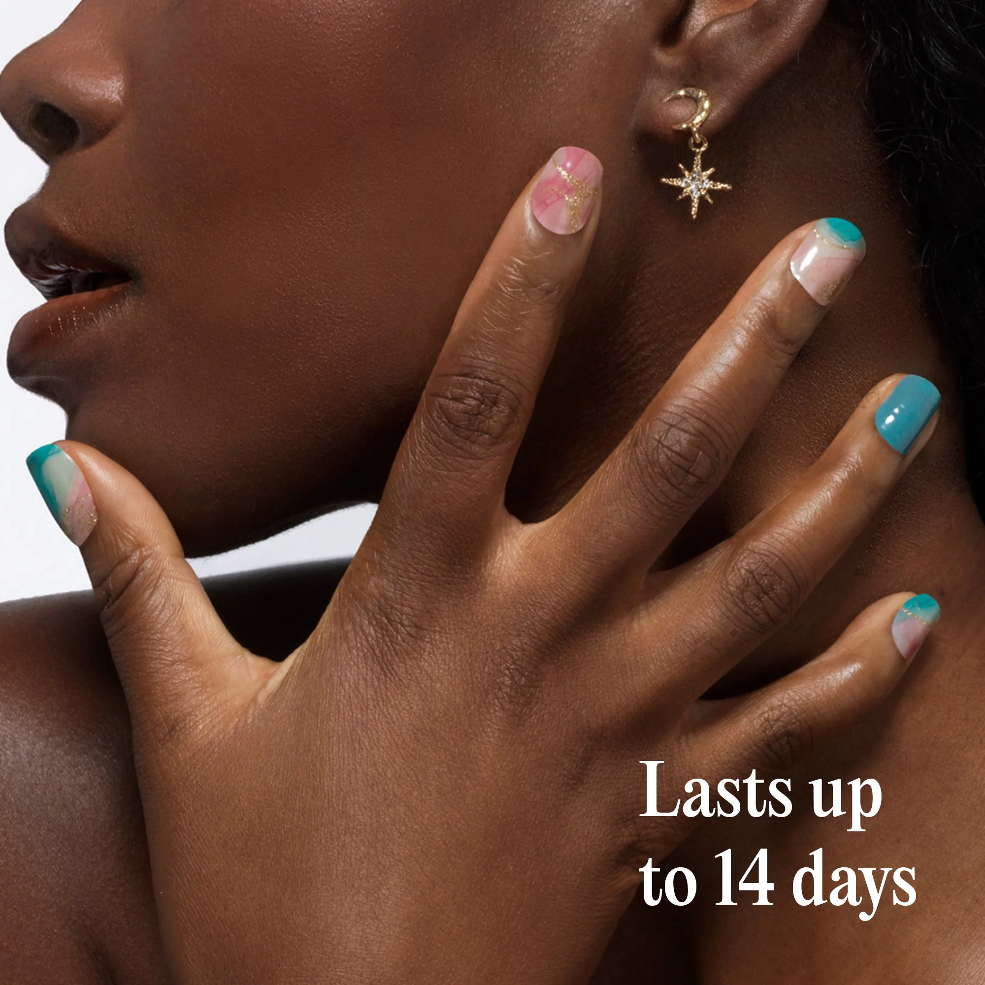 Mylee Gel Nail Wraps - Cosmic Swirl - Image 9