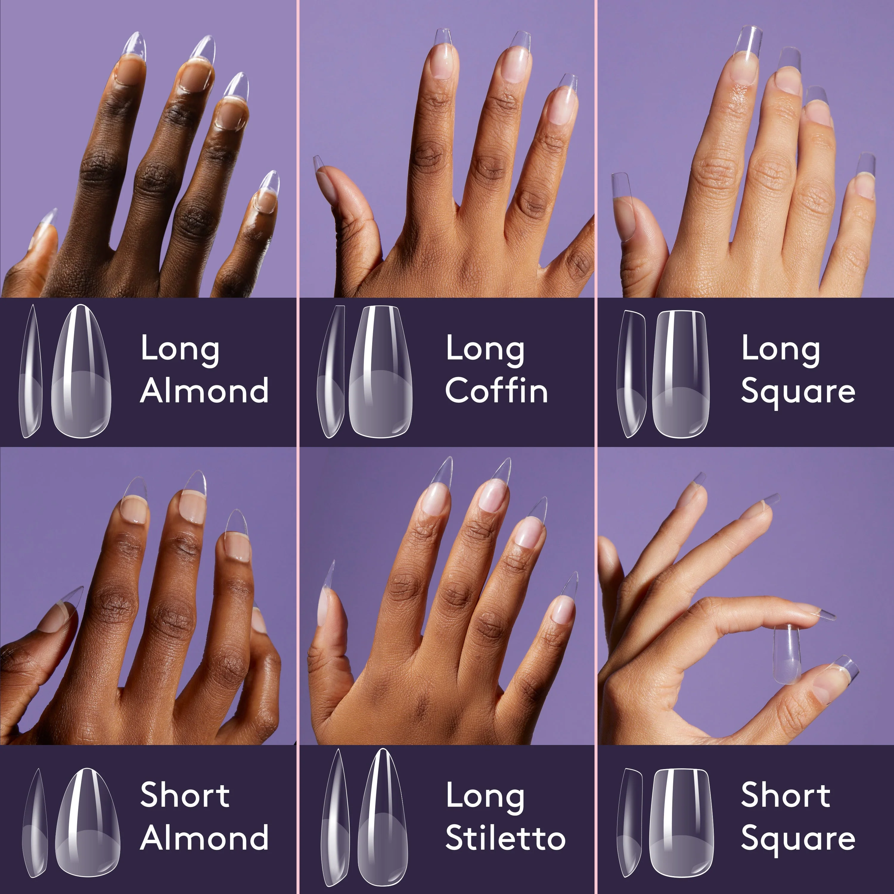Mylee Fix 'N' Flash Tips - Short Square - Image 3