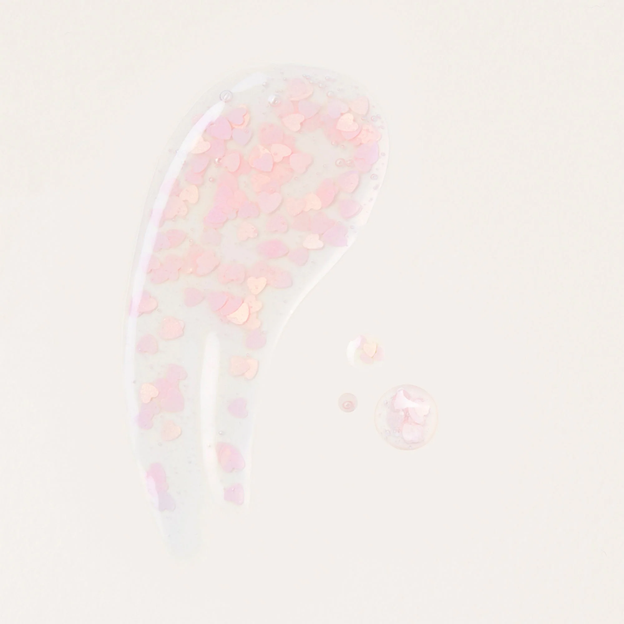 Mylee No Wipe Top Coat Gel Polish - Heart Confetti - Image 8