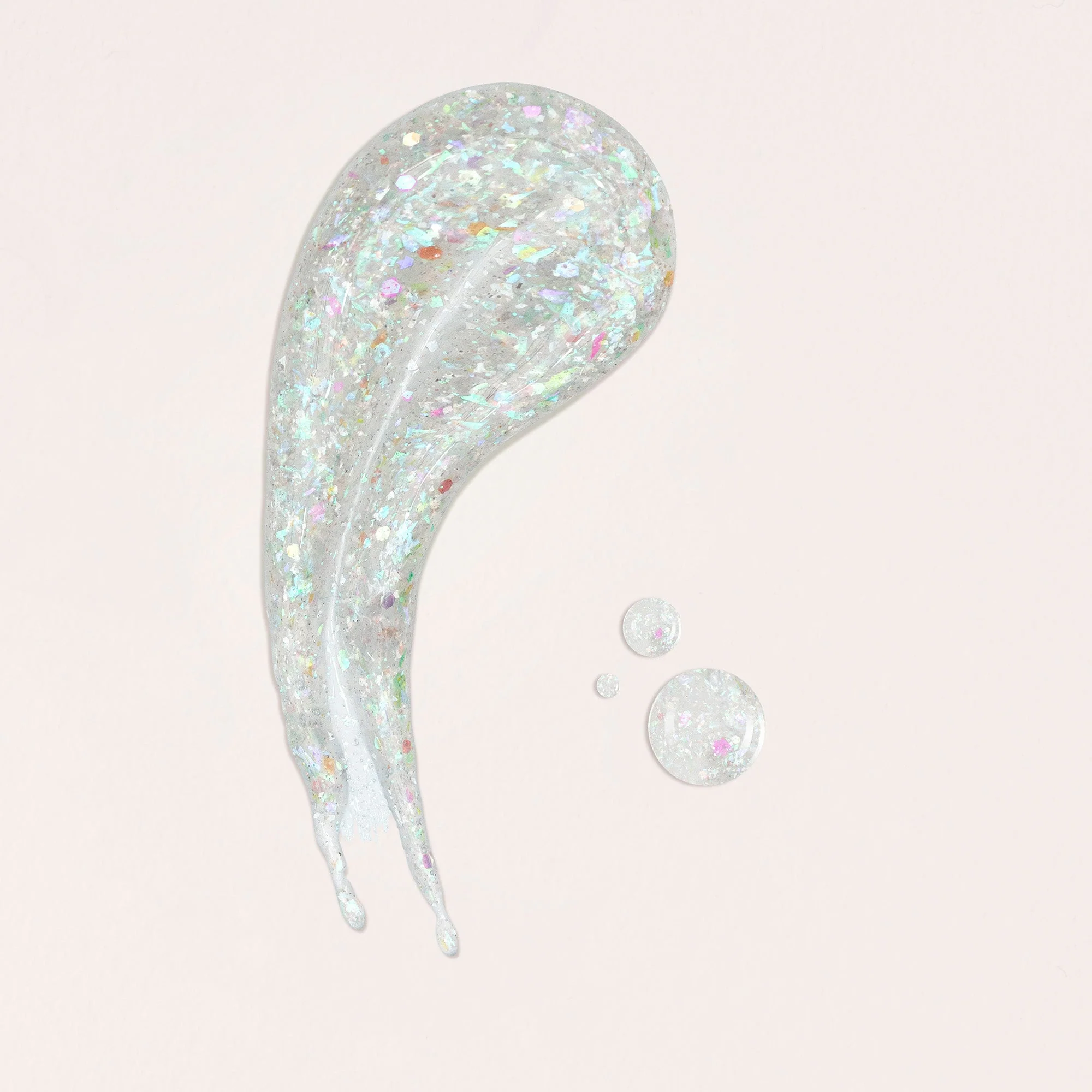 Mylee No Wipe Top Coat Gel Polish - Iridescent Flake - Image 3