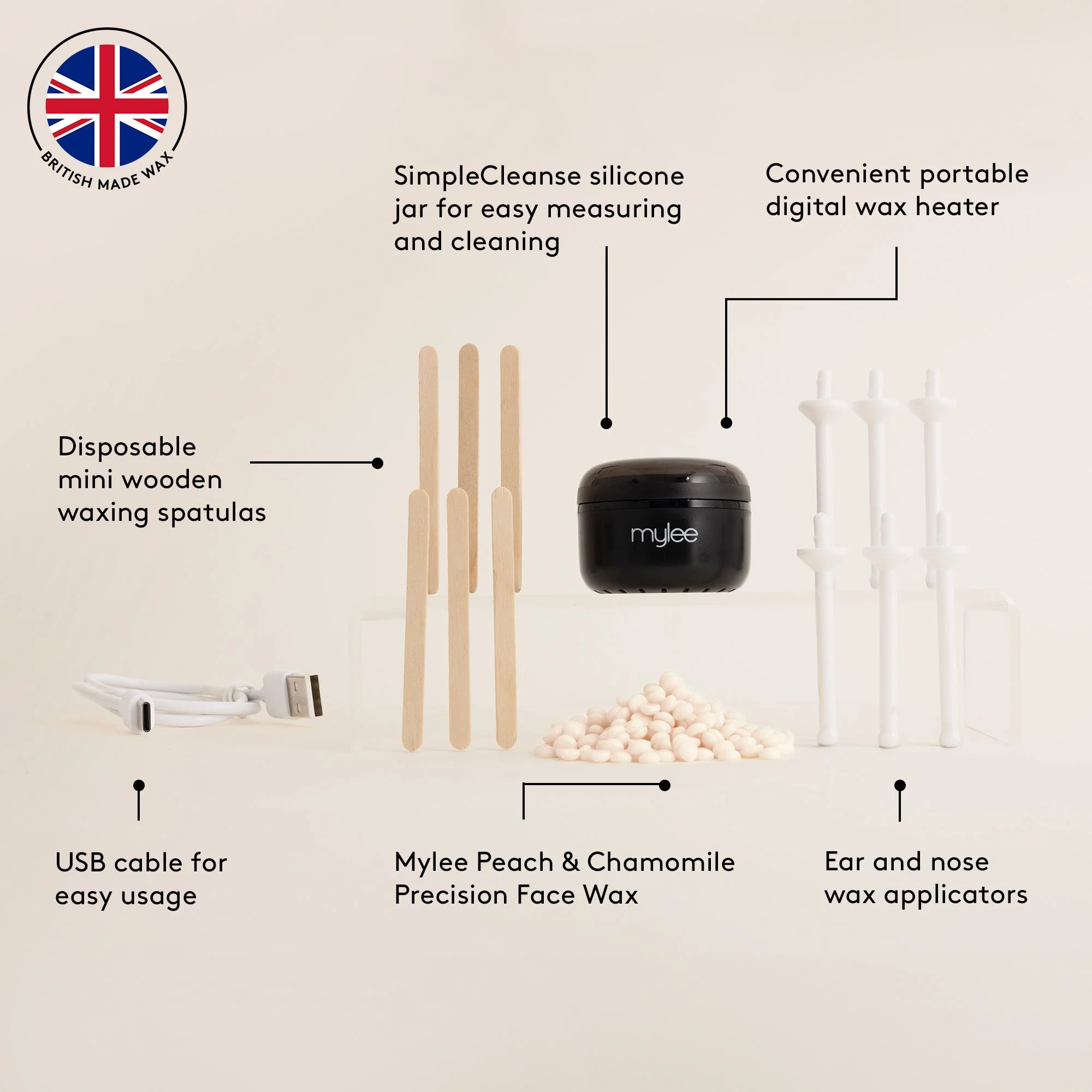 Mylee Let's Face It Waxing Kit - Image 7