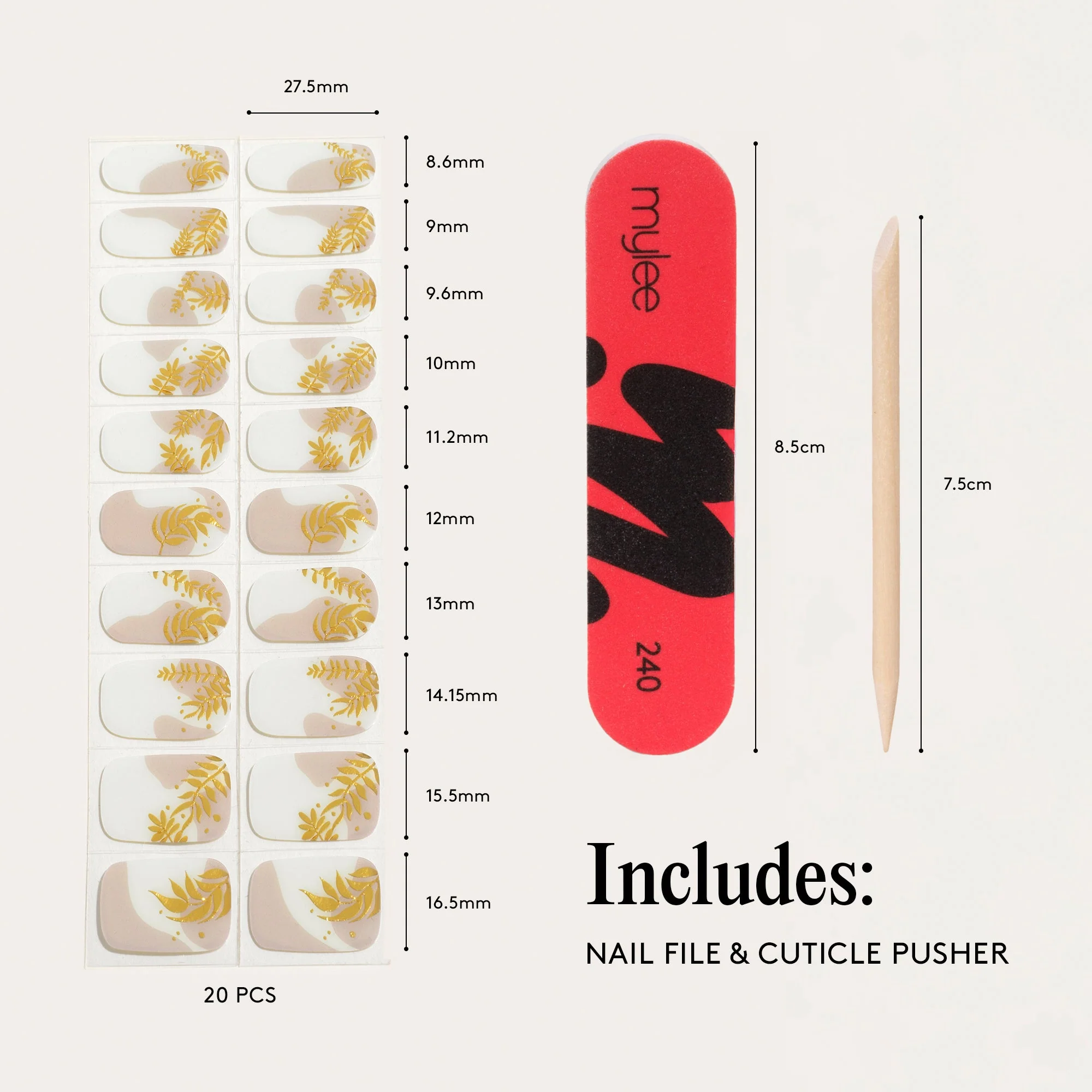 Mylee Gel Nail Wraps - Nature Time - Image 10