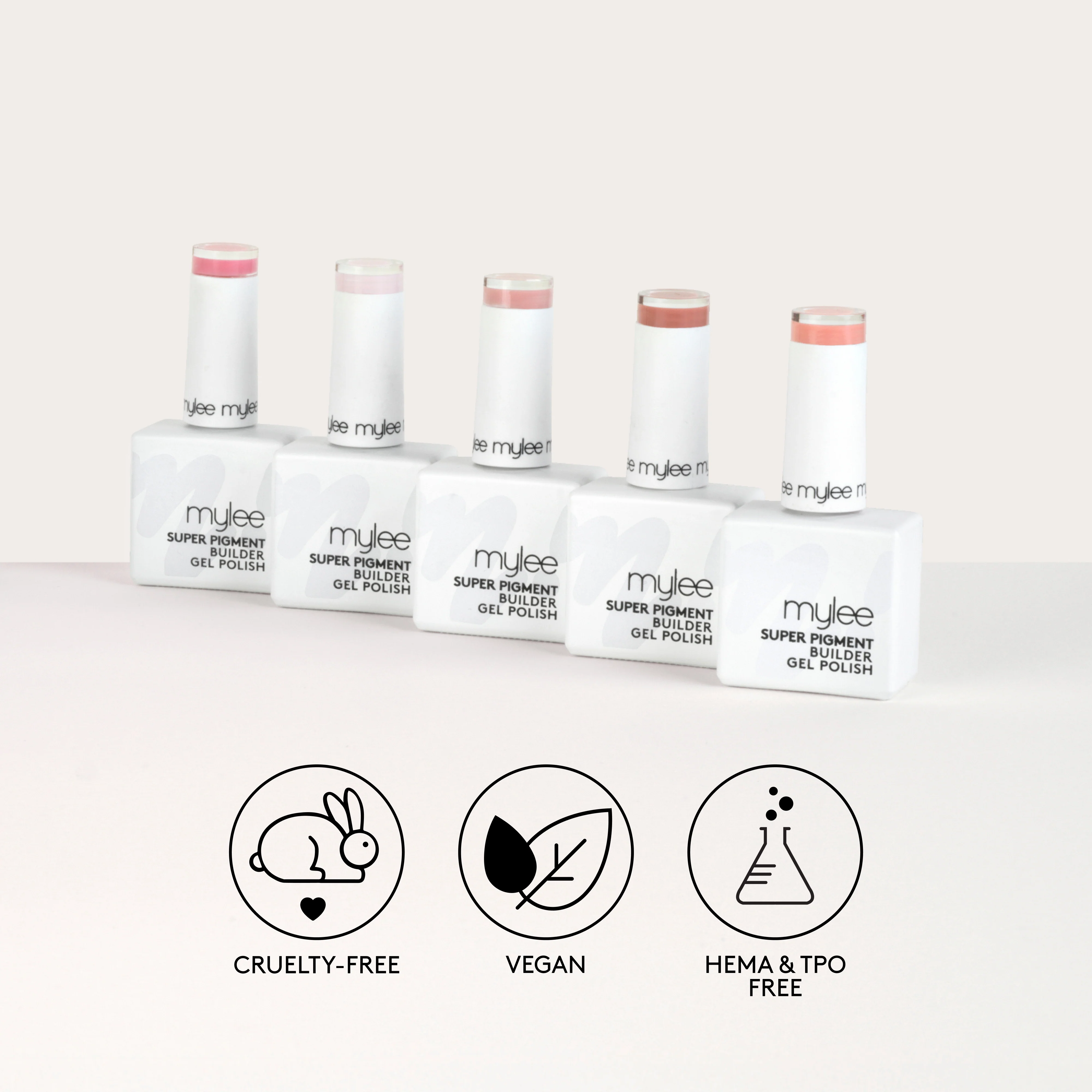 Mylee Super Pigment Builder Gel Polish - Rose Petal - Image 9