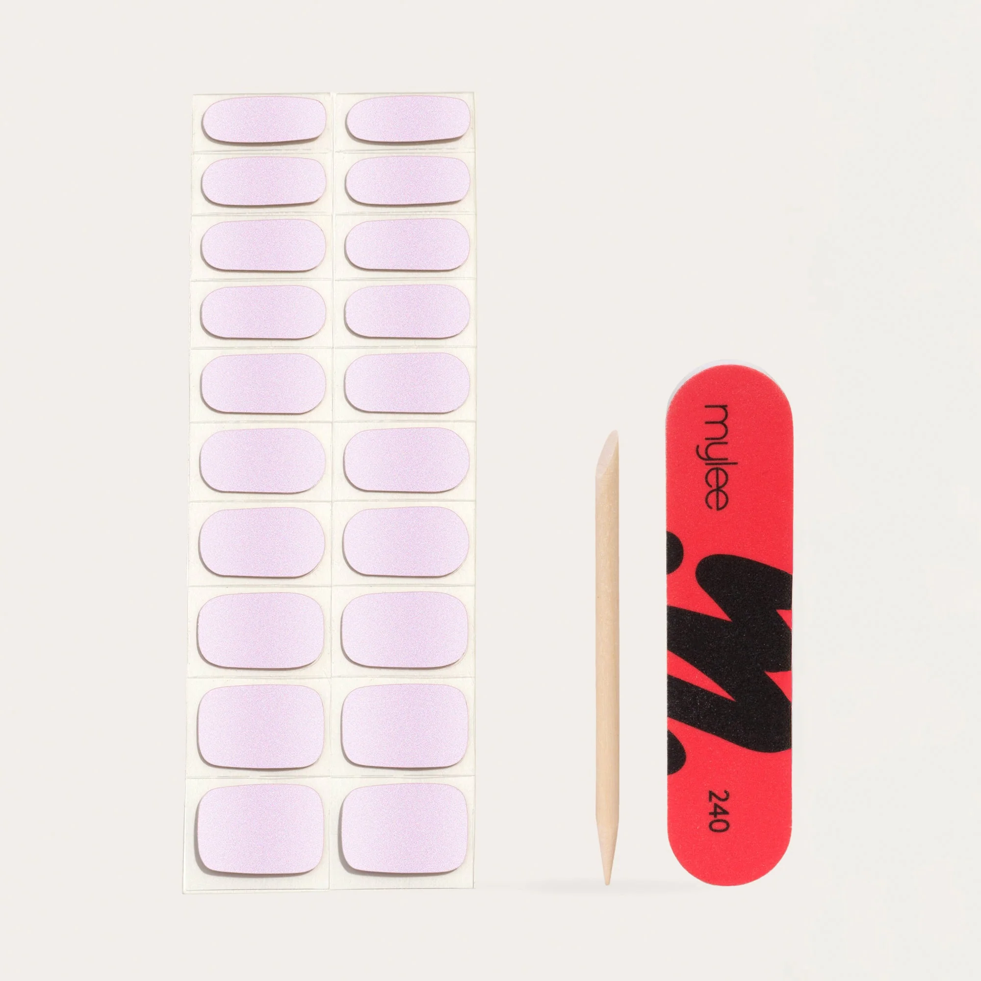 Mylee Gel Nail Wraps - Sea shell - Image 4