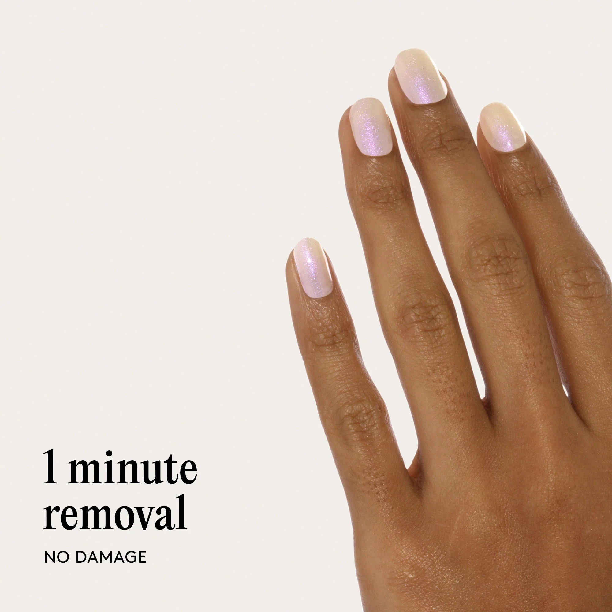 Mylee Gel Nail Wraps - Sea shell - Image 7