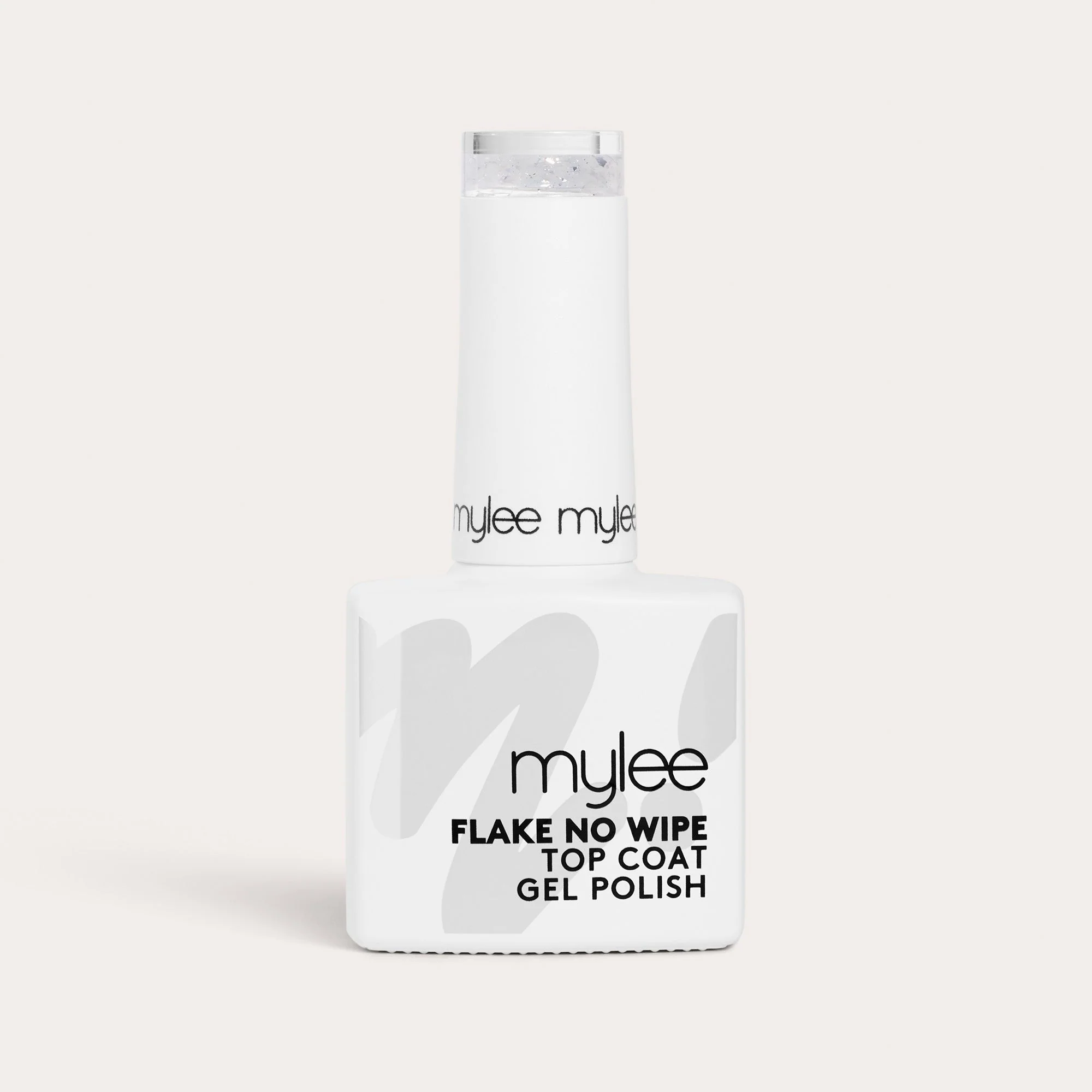 Mylee No Wipe Top Coat Gel Polish - Silver Flake - Image 9