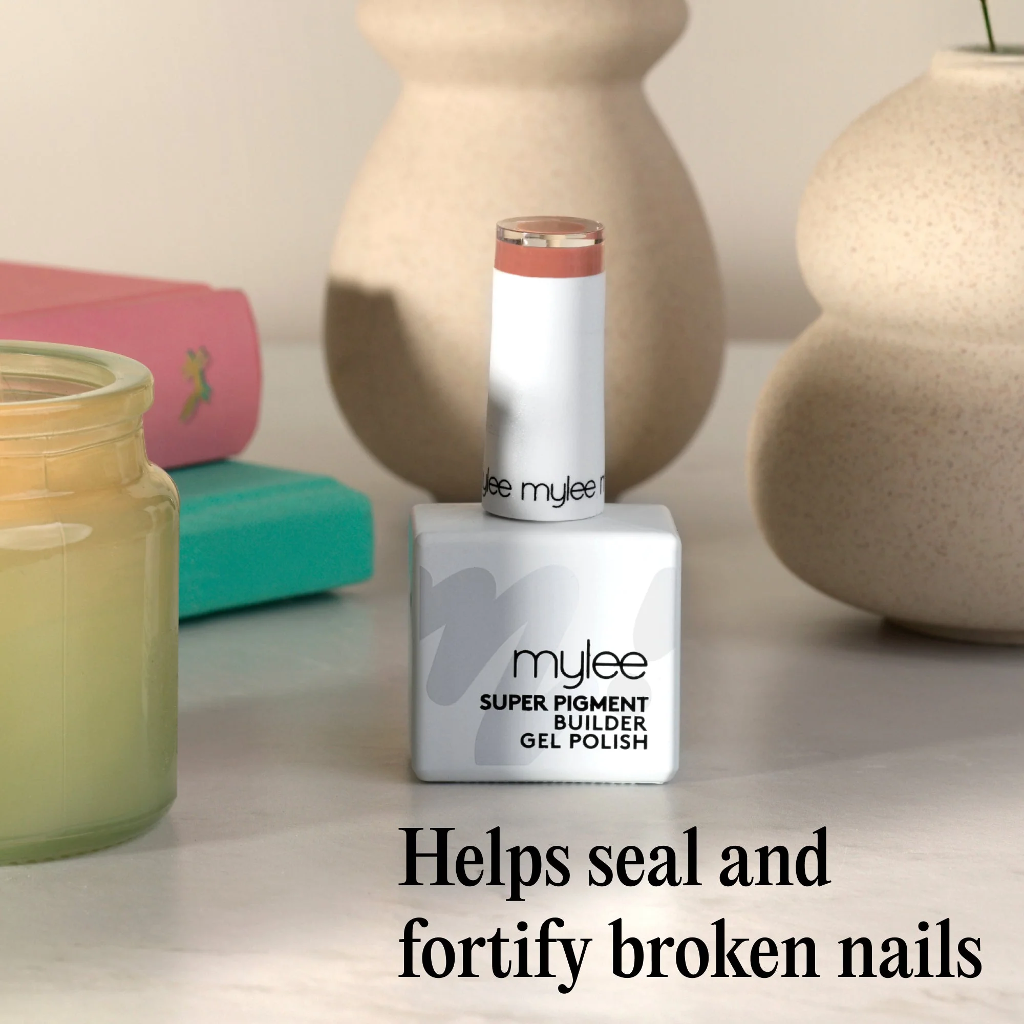 Mylee Super Pigment Builder Gel Polish - Soft Coral - Image 8