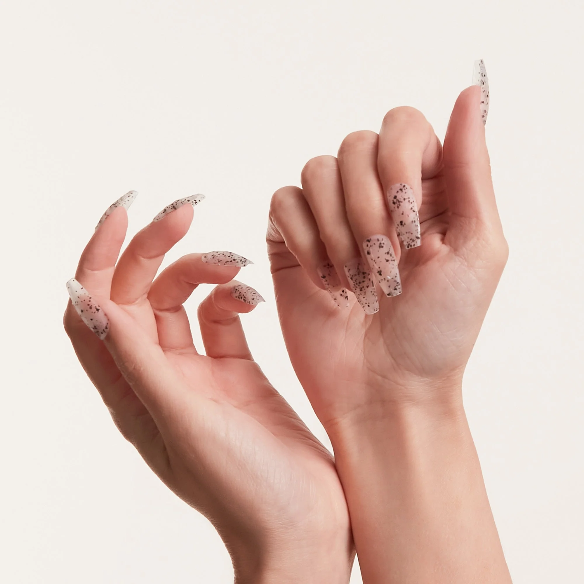 Mylee No Wipe Top Coat Gel Polish - Speckled Matte - Image 5