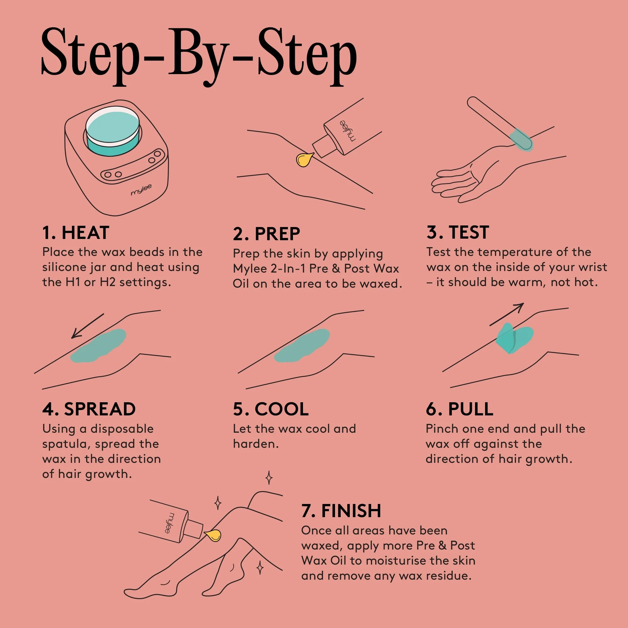 Mylee Strip Off Waxing Kit - Image 6