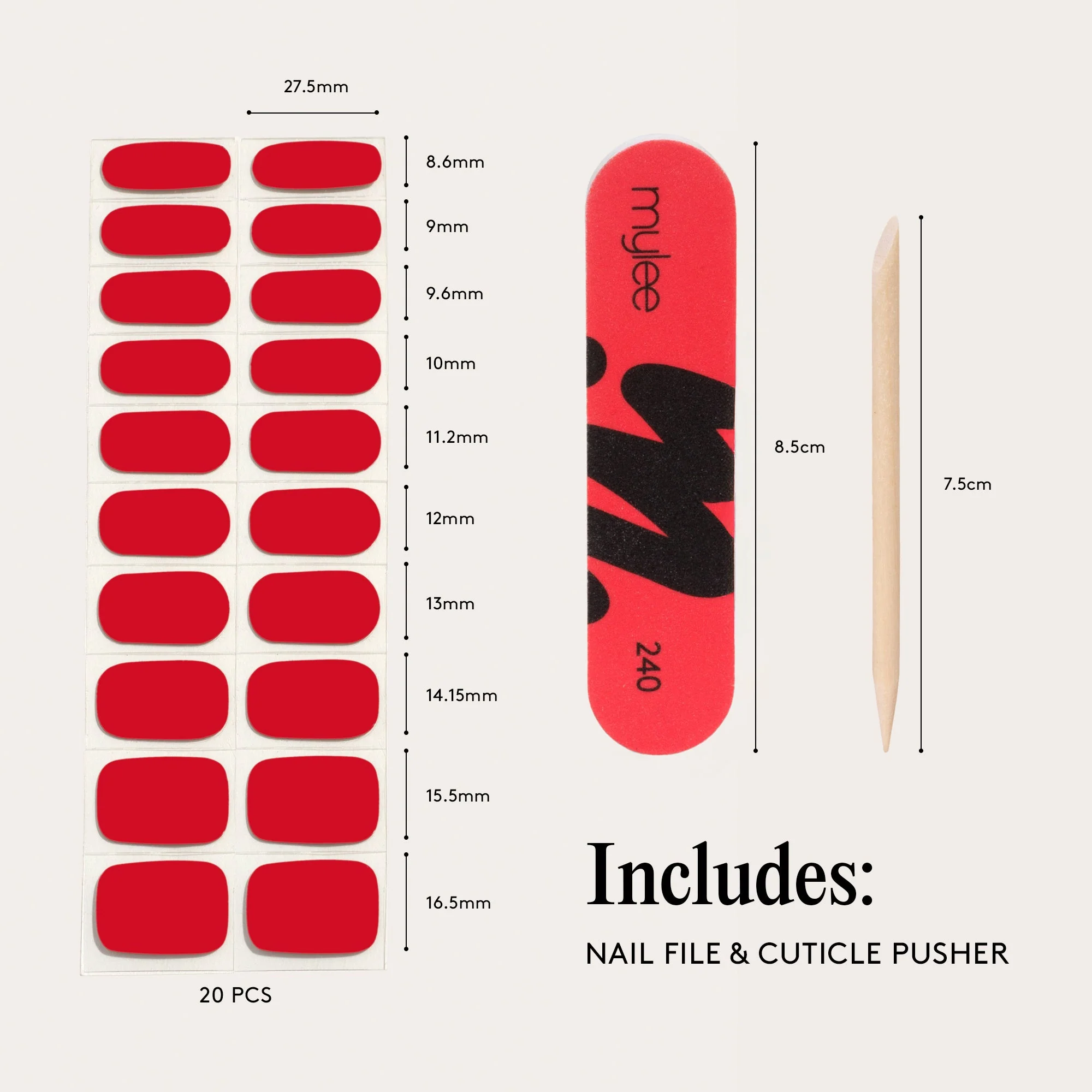 Mylee The Timeless Trio Gel Wraps Kit - Image 6
